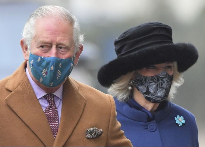 Salisbury:Britain's Prince Charles and Camilla Duchess of Cornwall arrive at Salisbury Cathedral in Wiltshire to attend a service in celebration of its 800th anniversary, Monday Dec. 7, 2020. The royal family have embraced the wearing of face masks to protect against the spread of COVID-19 coronavirus. In November, it was revealed that Prince William was on the list of royal family members to test positive for coronavirus, shortly after his father, Prince Charles who has also tested positive. (AP Photo)